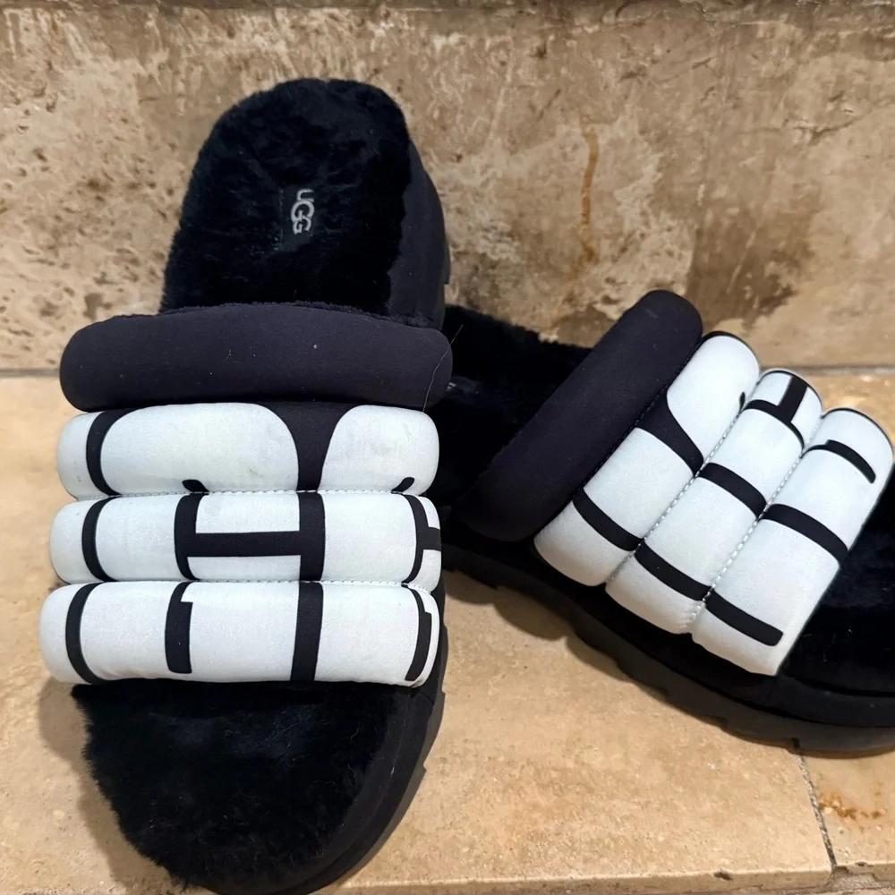 UGG maxi slide platform outdoor slippers - Picture 4 of 7
